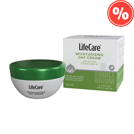 Crema hidratanta de zi cu aloe vera si ulei din seminte de canepa BIO, EQUILIBRIUM, Life Care
