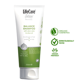 Sampon cu aloe vera si ulei de masline BIO, EQUILIBRIUM, Life Care