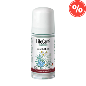 Deo antiperspirant roll-on, cu musetel si rozmarin BIO, Life Care®