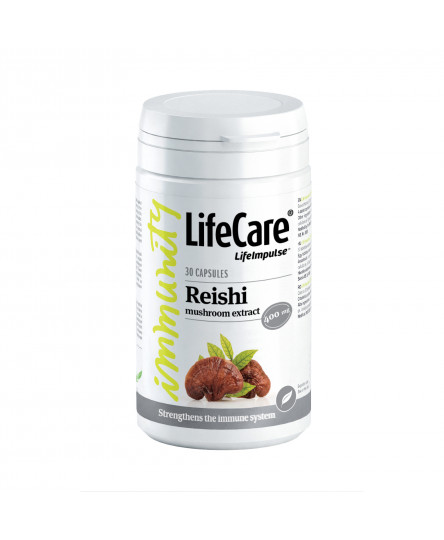 Extract de ciuperca Reishi, 400 mg, Life Care