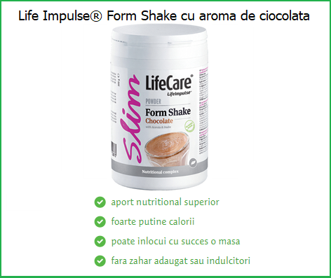 comanda Life Impulse® Form Shake cu aroma de ciocolata