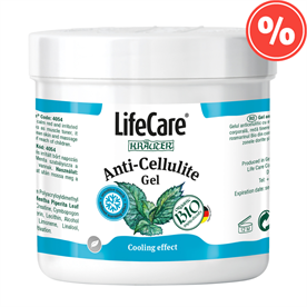 Gel anticelulitic sensitive touch, cu menta BIO, Life Care