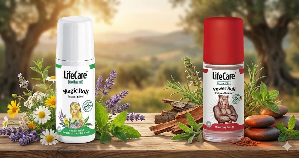 Krauter Magic Roll vs Power Roll: comparatie roll-on dureri