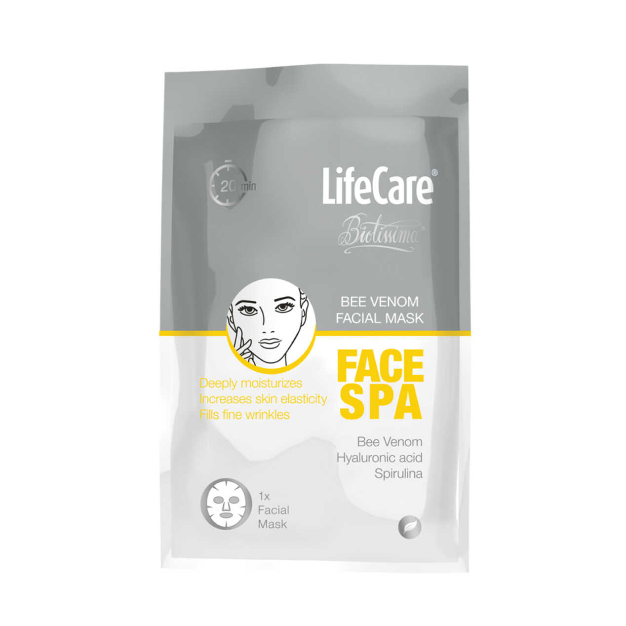 Masca faciala, cu venin de albine, Life Care