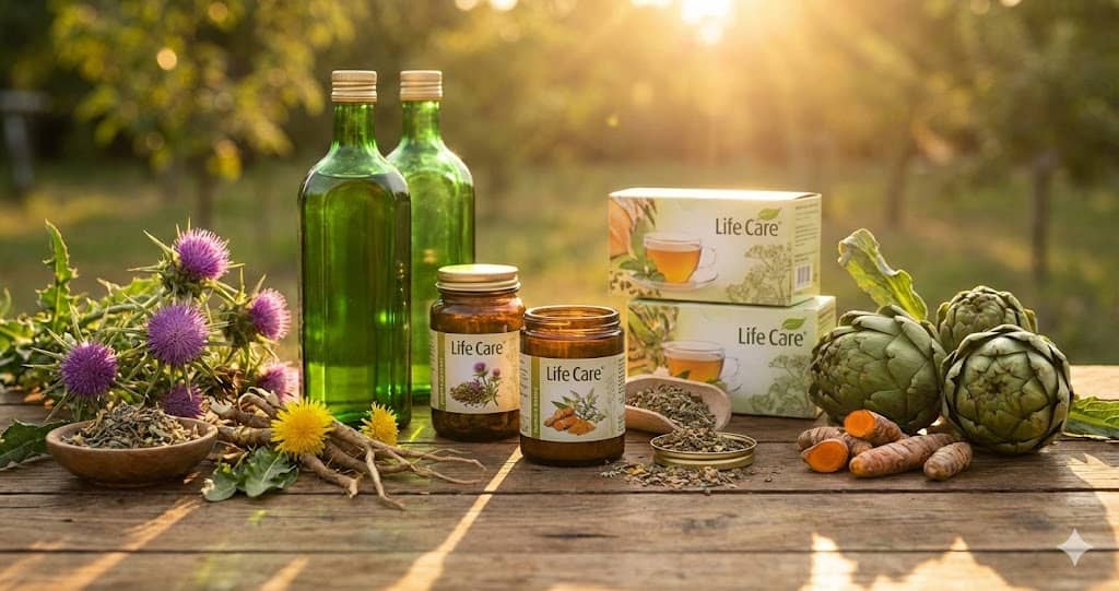 Produse naturale Life Care pentru sănătatea și detoxifierea ficatului.
