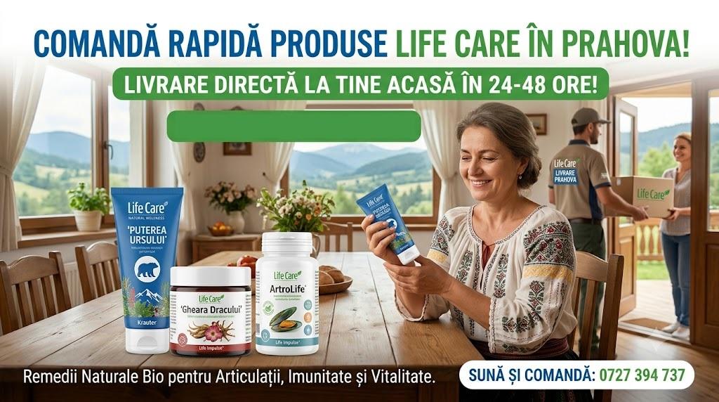 Produse Life Care Prahova cu livrare direct la domiciliu pentru articulatii si imunitate.