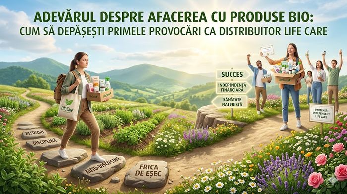 Distribuitor Life Care depășind provocările afacerii cu produse bio.